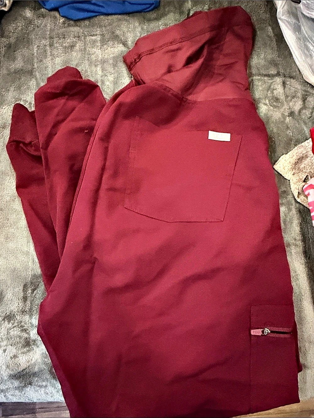 Medium Figs Maternity in Burgundy